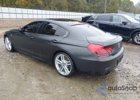 2013 BMW 650I Gran Coupe из США, поврежденный, VIN WBA6B2C55DD128236